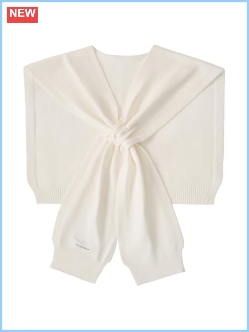 Sweater Shawl Wrap Sleeves Knitted Cape Lightweight Shoulder Scarf